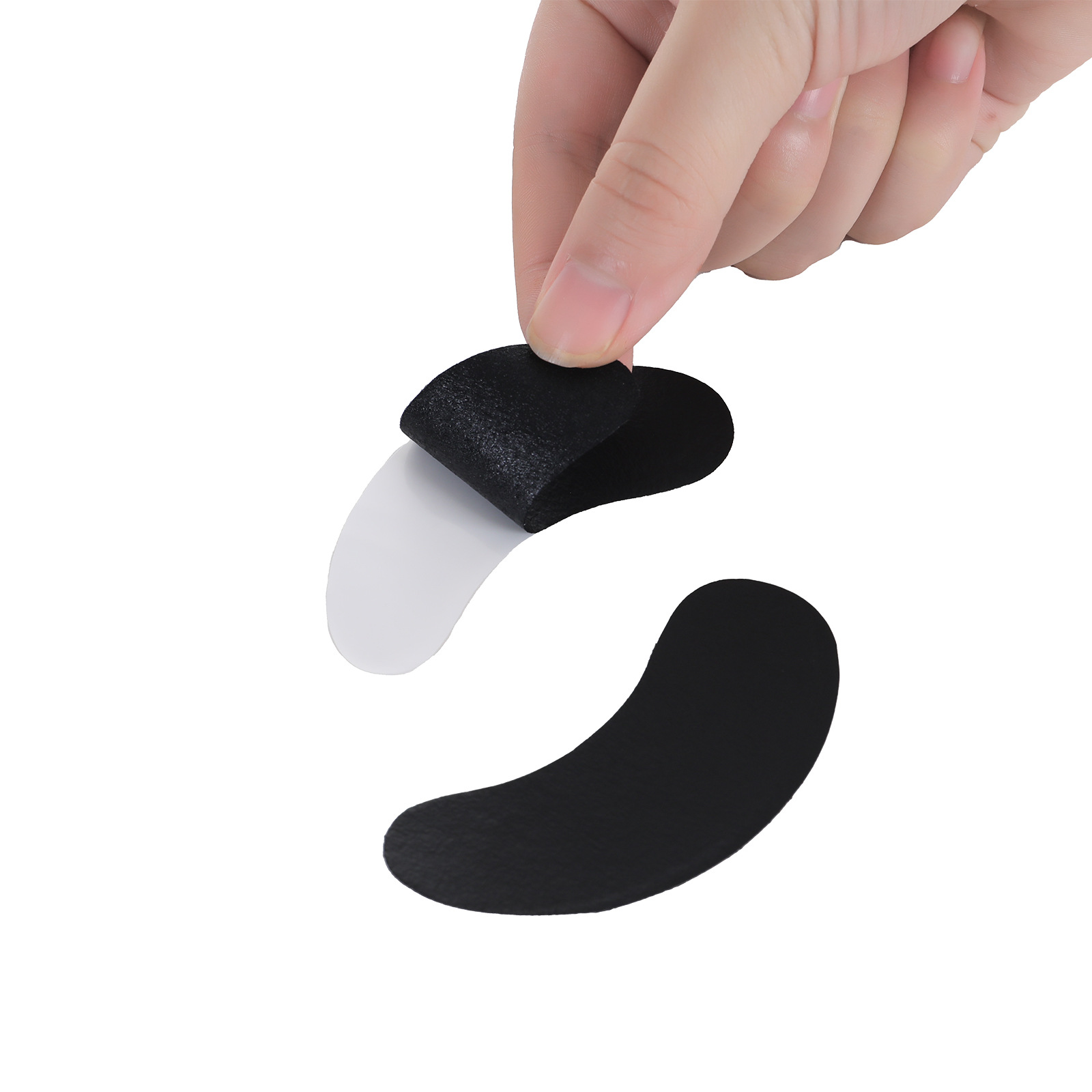 Cross-border in stock wholesale grafting eyelash eye patch black film isolation eyelash spacer transparent packaging black film eye patch