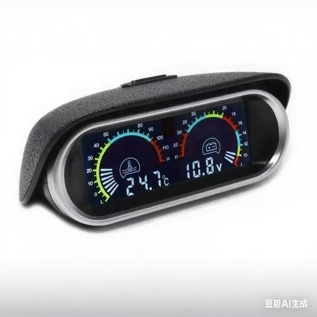 Комбинированный прибор температуры воды, напряжения и давления масла для горизонтальной установки в автомобилях и грузовиках