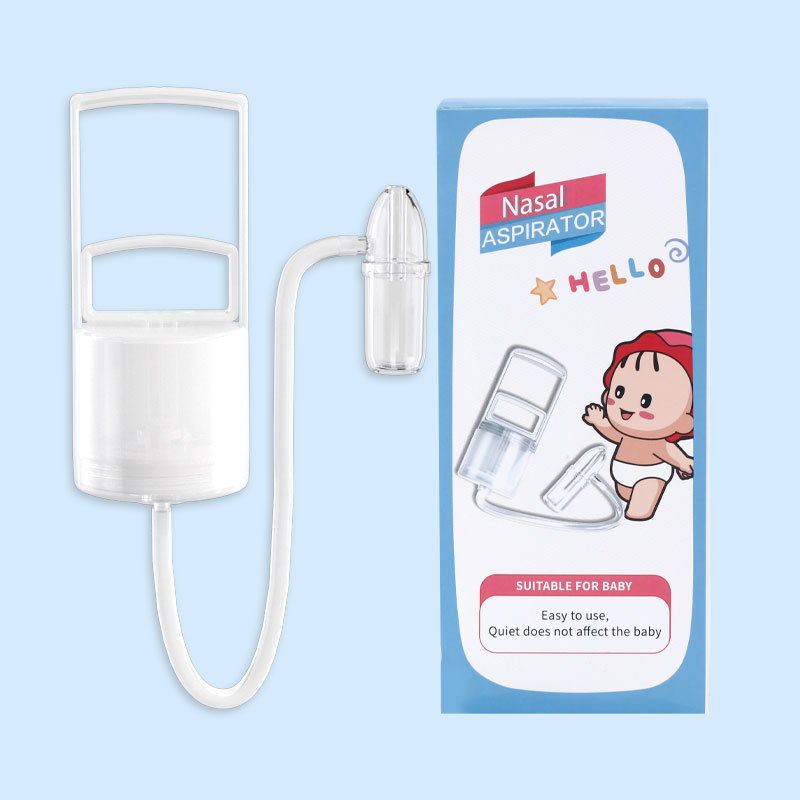 Cross-Border Popular Anti-Reflux Baby Hand-Pulled Nasal Aspirator Anti-Reflux Children's Manual Nasal Suction Baby Nasal Passage Artifact