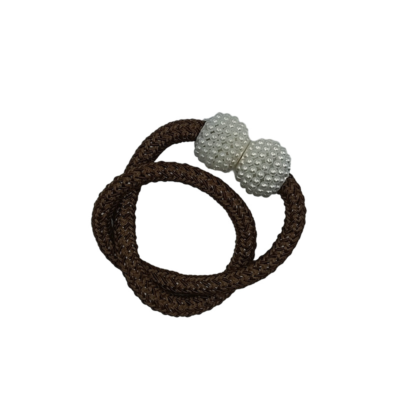 Factory wholesale creative decorative buckle strap punch-free installation-free pearl buckle curtain buckle