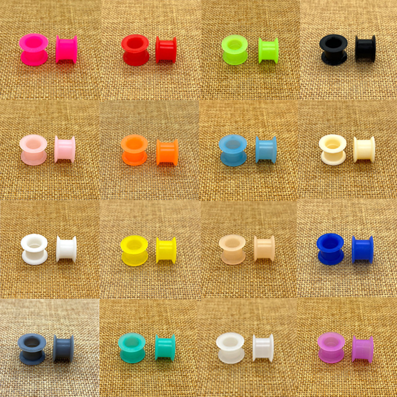 Кросс-граница силиконовые расширители ушей ювелирные изделия для пирсинга