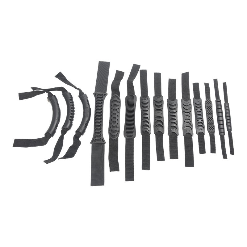 Custom plastic pvc handle luggage plastic handle luggage accessories plastic handle strong plasticity