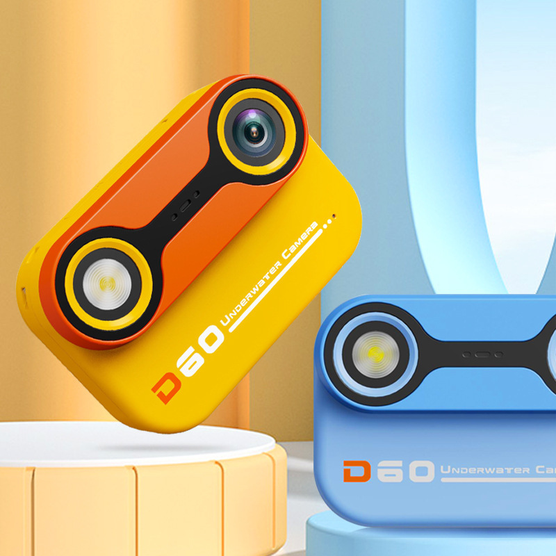 Children's Mini Camera D60 Waterproof Camera Underwater 3m Diving Outdoor Swimming Photo Video Camera