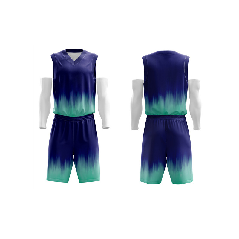 Комплект баскетбольной формы с полноцветной печатью Спортивная жилетка для детей и взрослых Профессиональная игровая тренировочная одежда Оптовая продажа