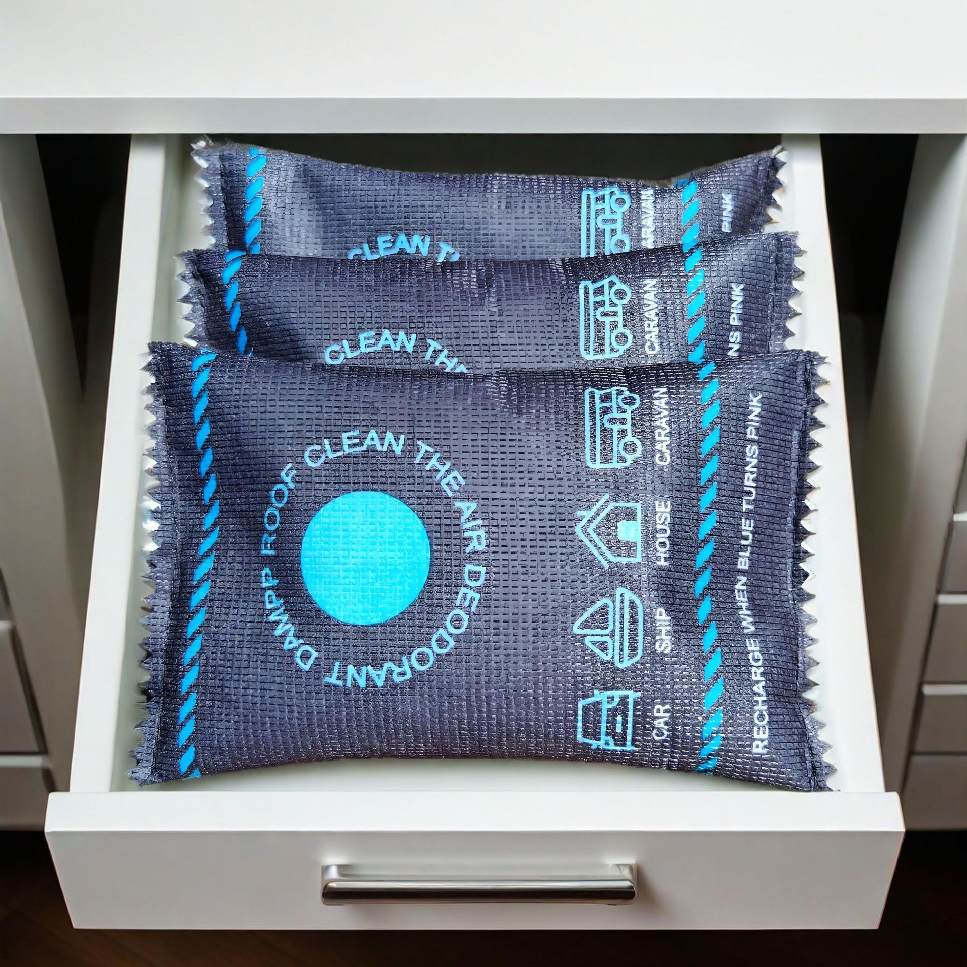 Amazon Car Silicone Desiccant Wholesale Car Dehumidifier Bag Moisture-Proof Bag Smart Color-Changing Silicone Desiccant