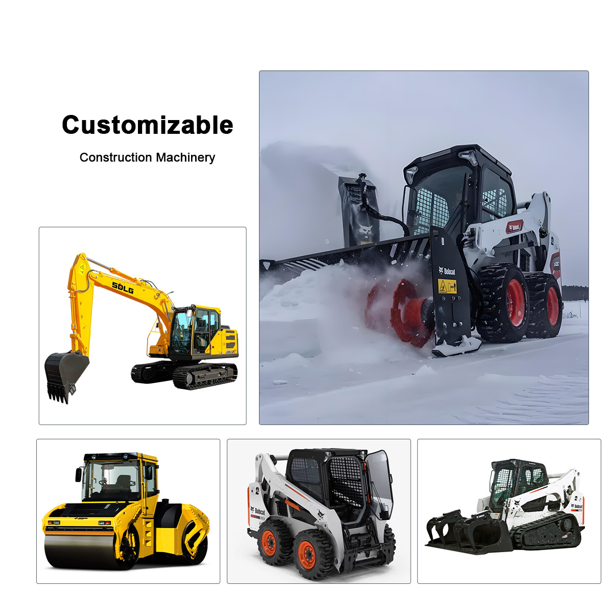 Skid Steer Loader Door Glass Engineering Vehicle Excavator Cab Road Roller Side Window Double Curved Tempered Glass