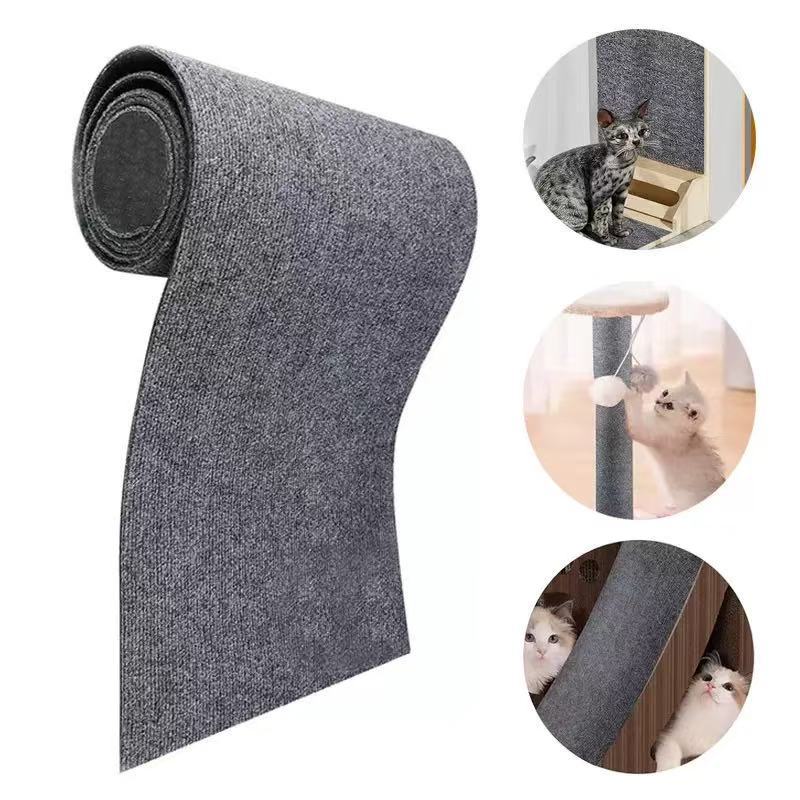 Cross-Border Wholesale Cat Scratching Wall Stickers to Protect Sofa Wall Stickers, Self-Adhesive, Scratch-Resistant and Non-Shedding, Cut at Will, Vertical Cat Scratching Board