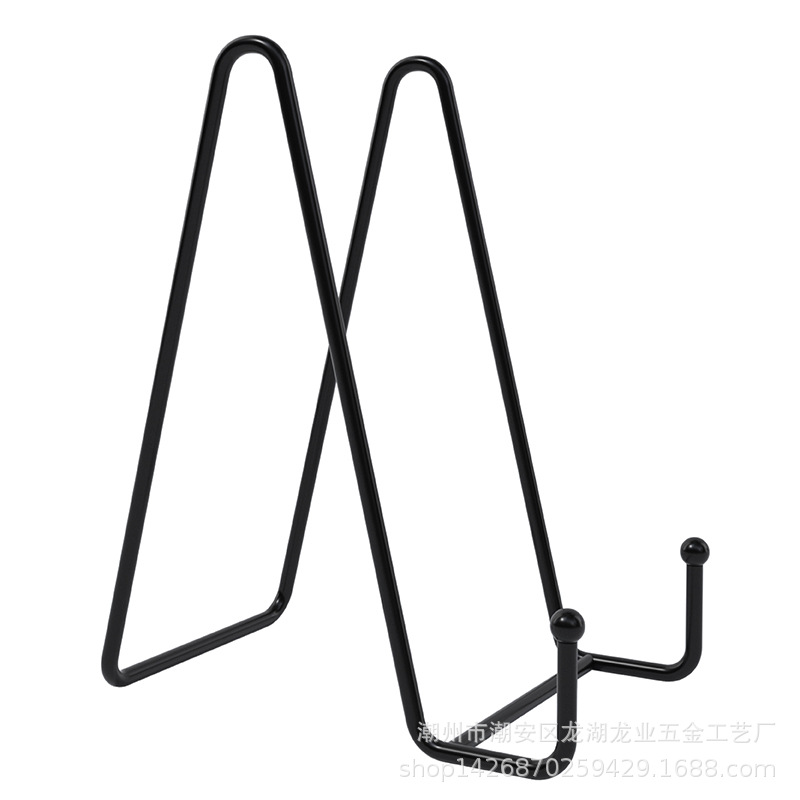 Special for cross-border N-shaped plate bracket decorative pendulum display rack ceramic photo frame craft iron rack magazine rack