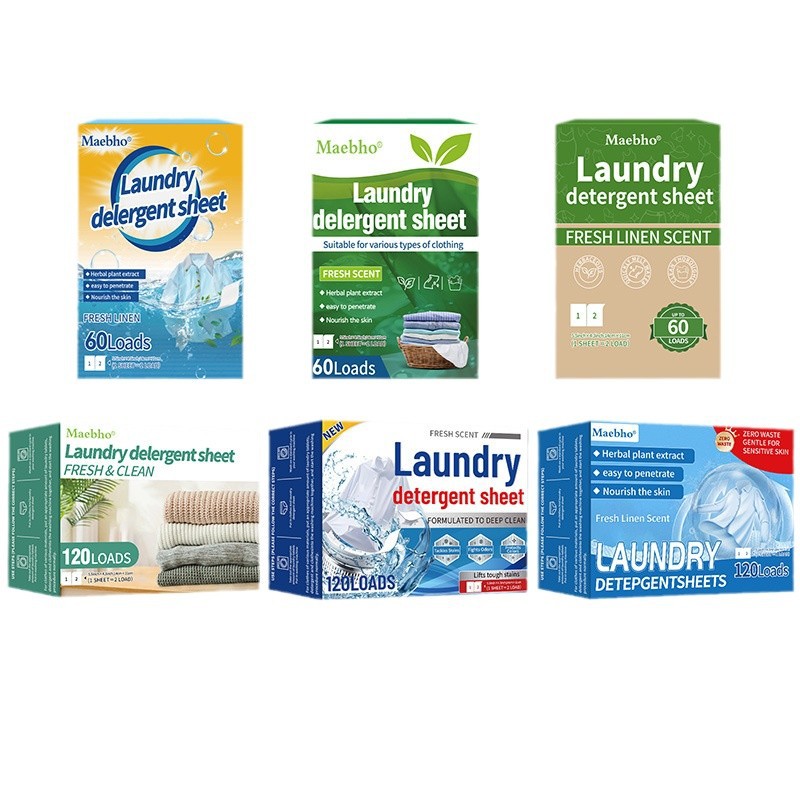 Cross-Border Concentrated Laundry Tablets Stain Removal Bubble Tablets Large Package Cross-Border Specially Designed for Washing Clothes Bubble Paper Manufacturer