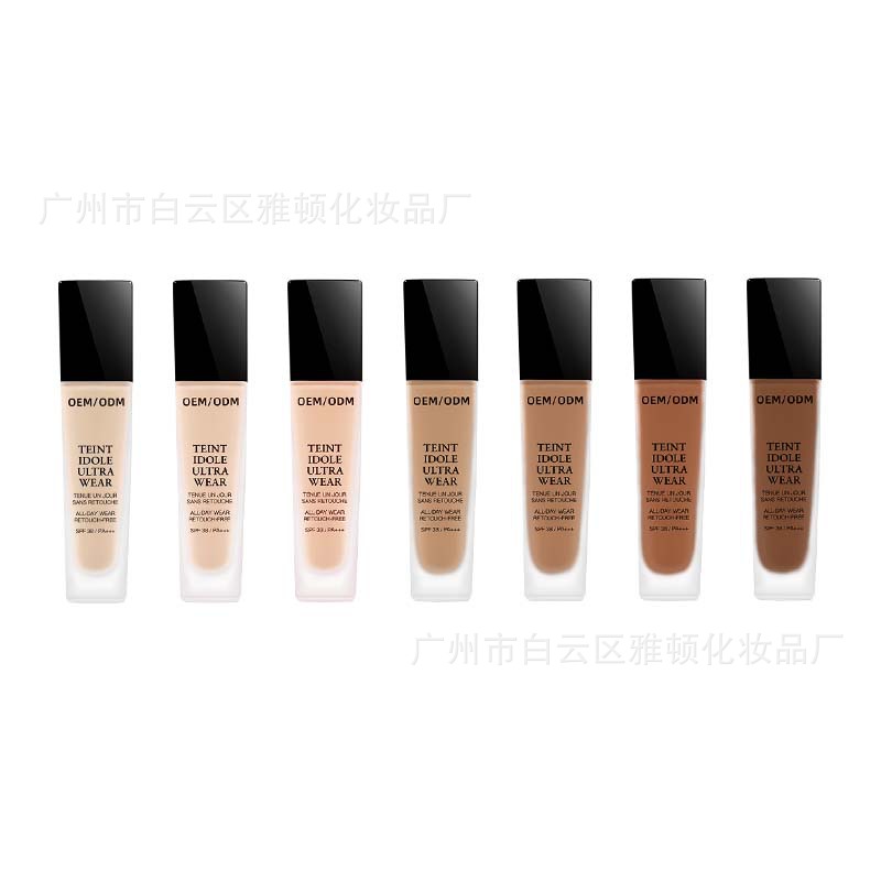 Cross-Border Liquid Foundation Cosmetics Plus Factory Concealer, Moisturizing, Long-Lasting Makeup, Multiple Color Numbers, Non-Removing Makeup and Oil Control
