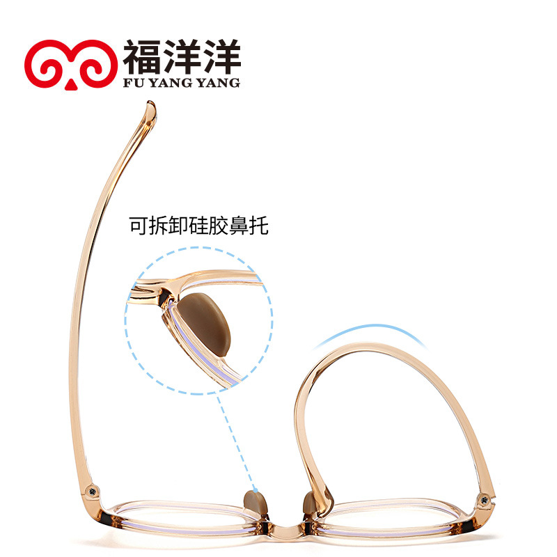 The new TR90 children's frame girls high-grade super soft anti-blue light glasses frame students can be equipped with myopia glasses frame