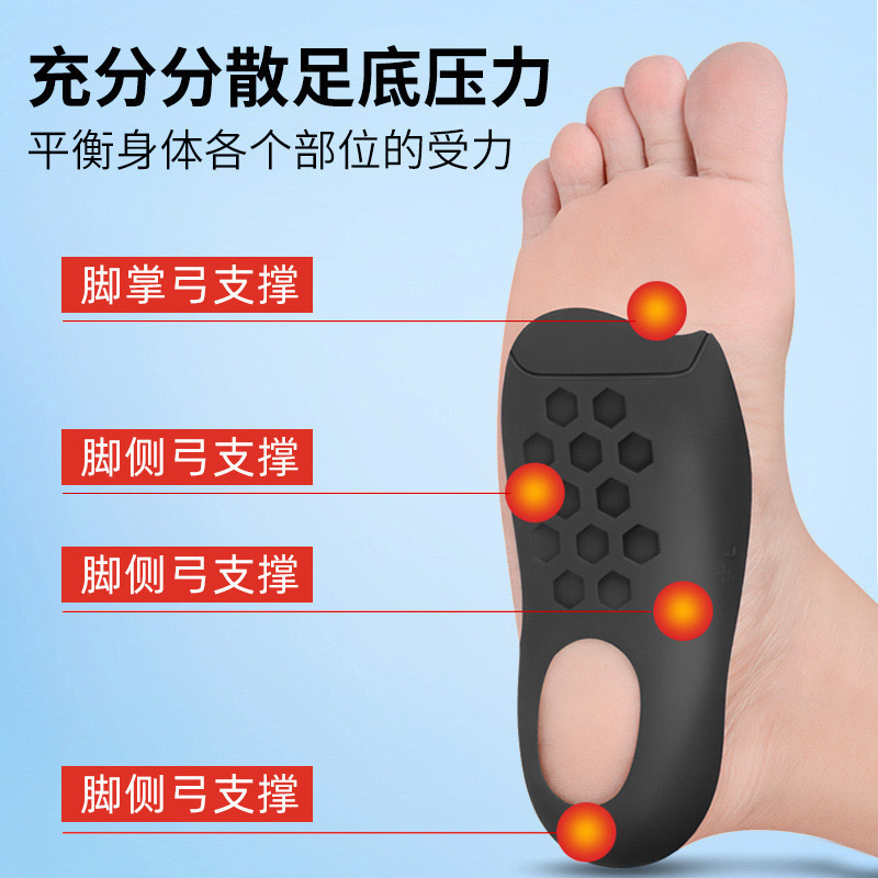 Flat Foot Correction Insole Xo Type Leg Sole Orthopedic Foot Inversion Corrector High Arch Support Insole for Men and Women