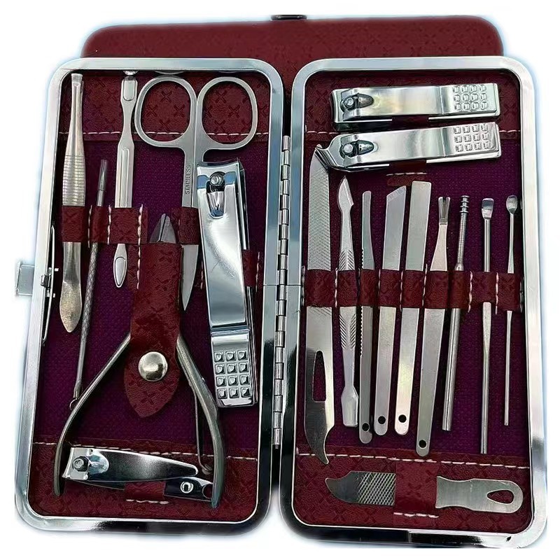 19 pc beauty set manicure set nail clippers nail tools manicure set wholesale in large quantities