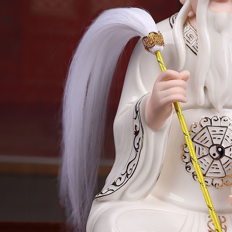 Tai Sui Laojun's Horse Tail Whisk, Tai Bai Jinxing, Taiyi Taoist Artifact, Taoist Floating Dust Accessories, Buddhist Dust Floating and Sinking