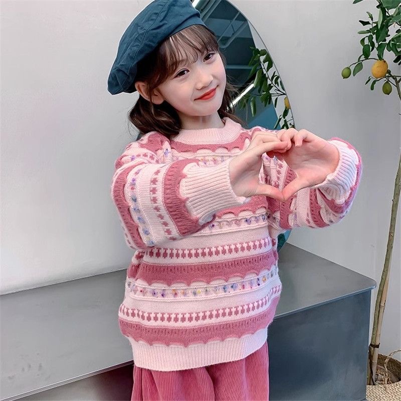 Children's Clothing for Boys and Girls, Pullover Knitwears, Private Customization, Processing with Pictures and Samples, Cross-Border Aliexpress Export