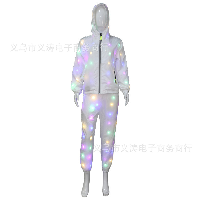 All-In-One Couple Outfits, Glitter Clothes, European and American Rock Suits, Bar Stage Performance Costumes, Dance Costumes