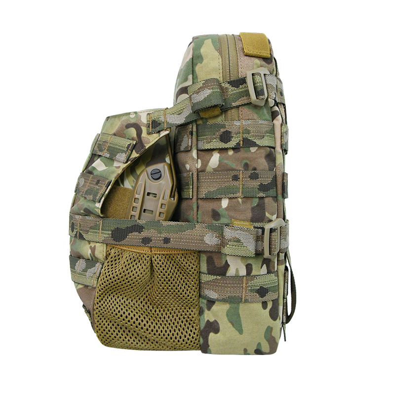 Gaf500D Nylon Foldableable Helmet Cover with Tactical Vest Bag for Connecting Vest