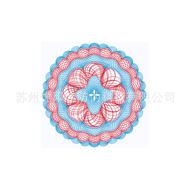 Provide Anti-Counterfeiting Design, Miniature Relief Broken Pen Flower, Multi-Directional Unlocking, Miniature Hand-Carved Lace Latent Image