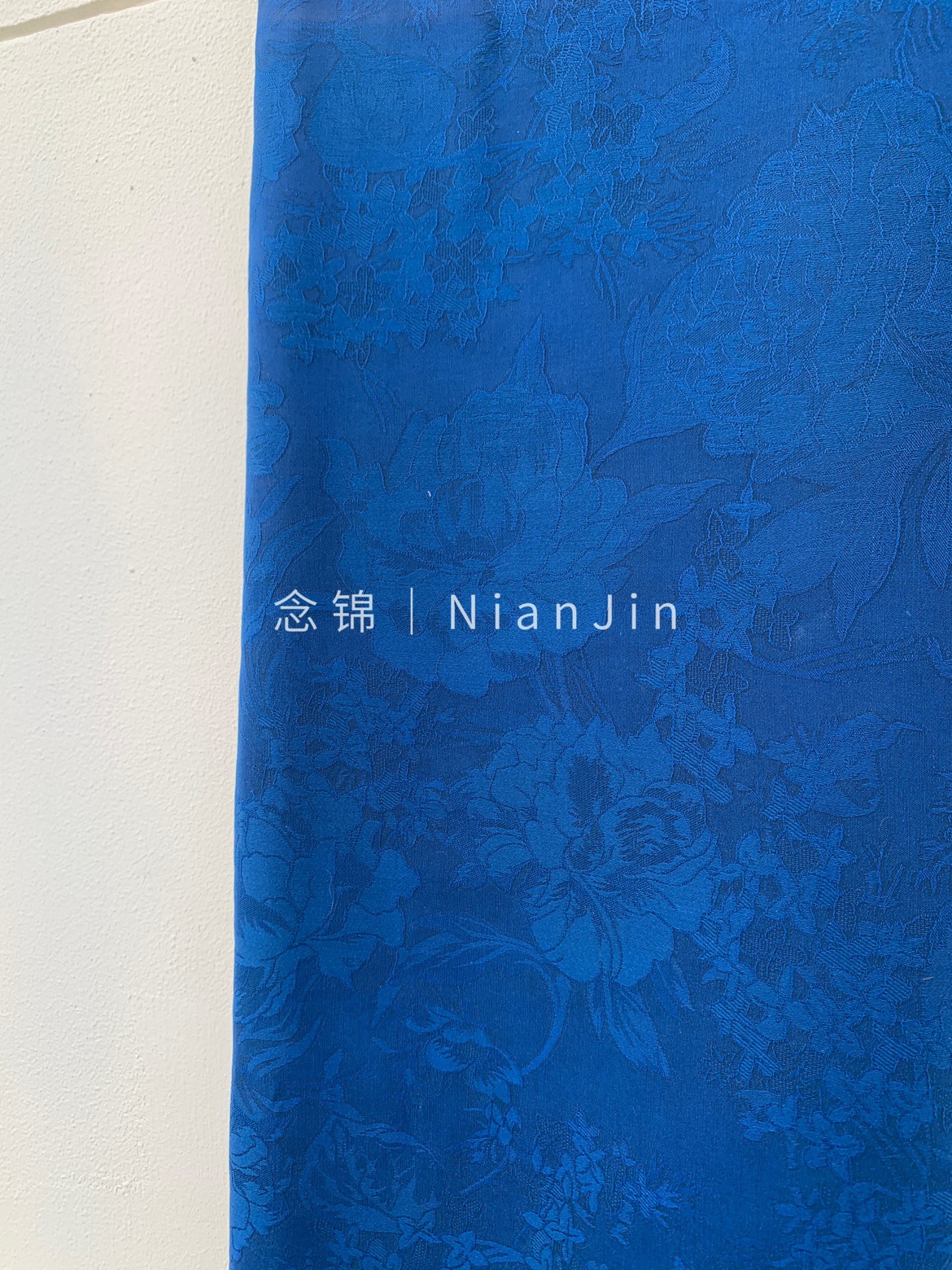 [Klein Blue] Silk Spinning Fragrant Cloud Yarn 40 Mmi 120 Width 100% Mulberry Silk Classy Fabric Summer