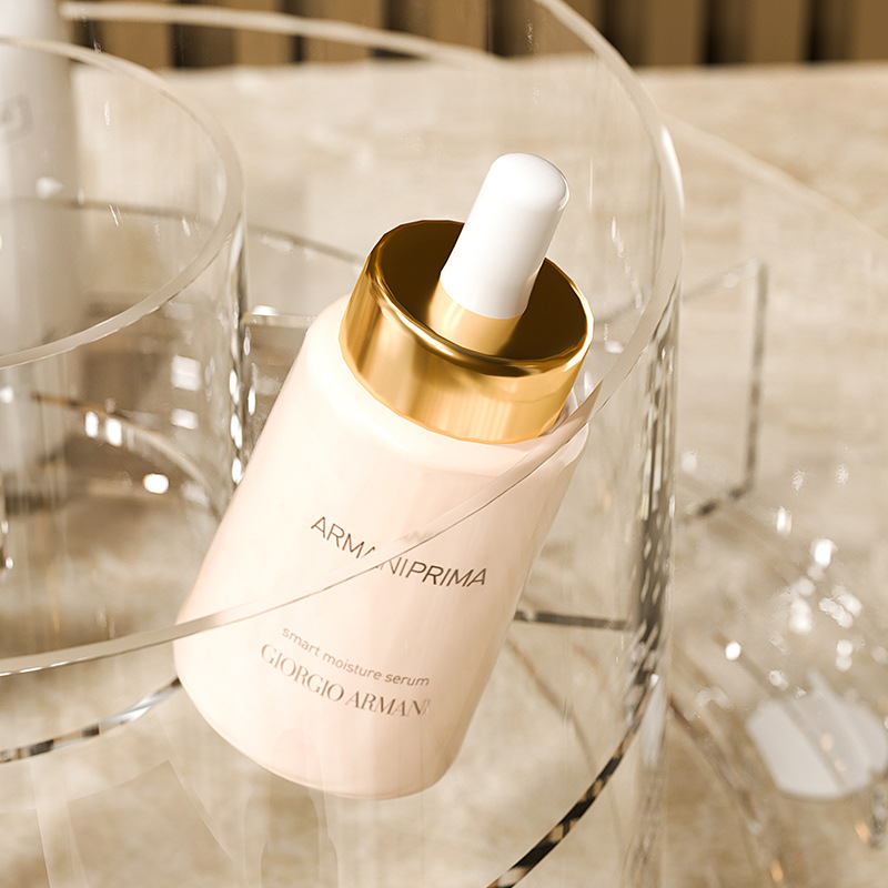 Lipstick storage box desktop cosmetics lipstick display rack thickened transparent essence eye cream skin care shelf