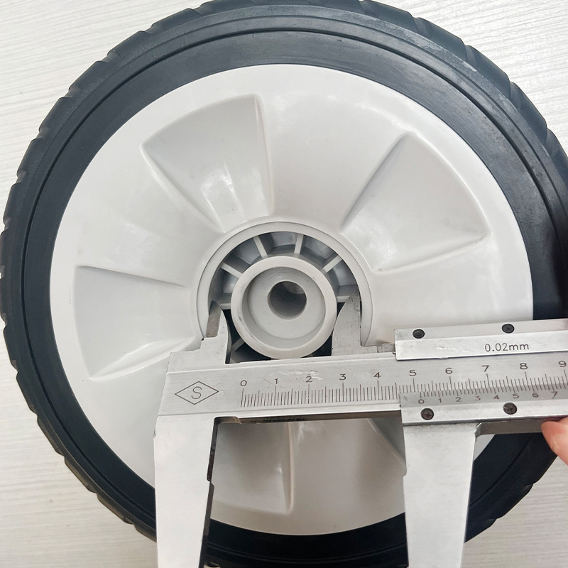 Factory Direct Supply of Lawn Mower Wheels, Air Compressor Parts, Caster Wheels, Air Pumps, Thickened Wear-Resistant Rubber Plastic Wheels Wholesale