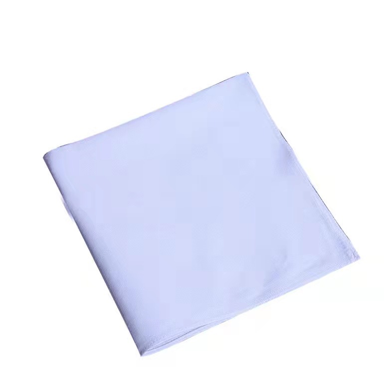 Tie-dyed cloth pure cotton white small square handkerchief children student kindergarten leaves dyed waxed cotton square towel