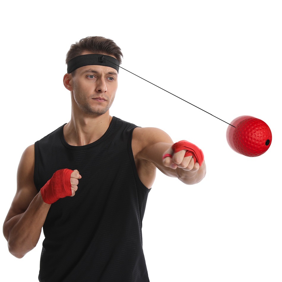 Head-mounted boxing reaction ball decompression vent ball magic speed ball adult children's training fitness entertainment home