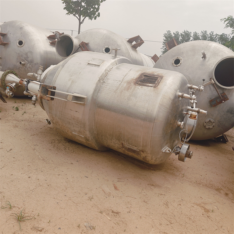 Used Industrial Extraction Tank Chemical Vacuum Fermentation Equipment Stainless Steel Dairy Beverage Fermentation Device