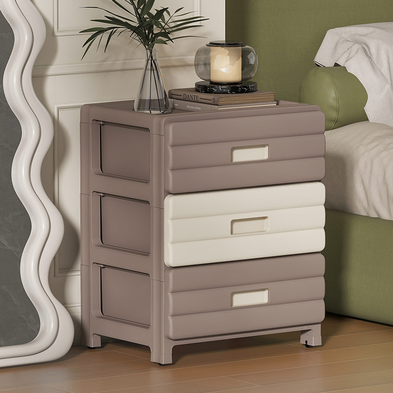 Cross-Border Drawer-Type Storage Cabinet Household Storage Cabinet Multi-Layer Living Room Wall Chest of Drawers Bedside Removable Storage Cabinet