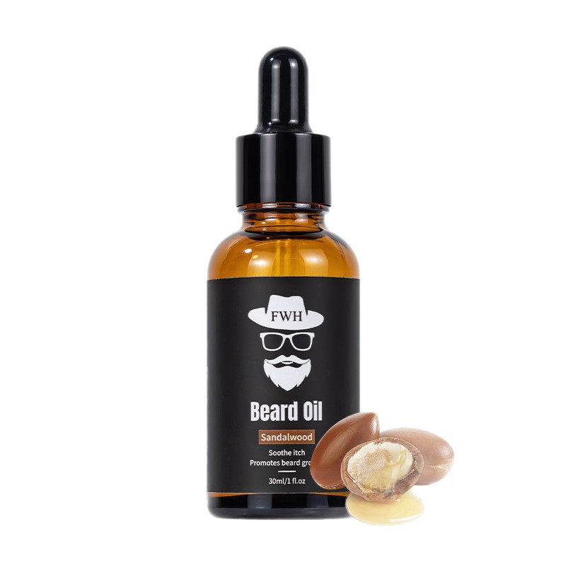 30ml Men's Beard Oil Cross-Border Beard Liquid Nutritional Oil Essence Facial Hair Care Oil Wholesale