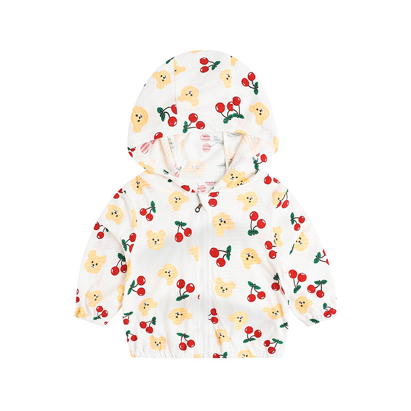 Baby Girl's Sun-protective Clothing Baby's Casual Coat Thin Breathable Sun-protective Clothing Girl's Summer Super-foreign-style Clothes
