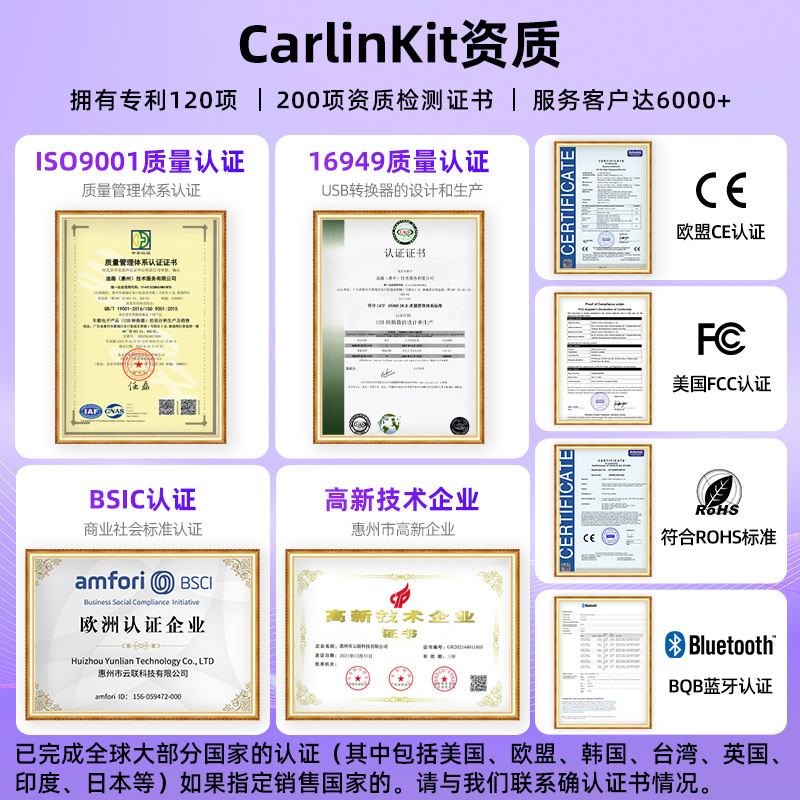 Carlinkit Customized Car Smart Apple Carplay Box Wired to Wireless Android 13 Car Box