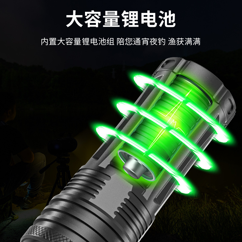 Factory fishing lamp night fishing lamp blue light violet luminous high power xenon fish lamp table fishing lamp raft fishing equipment