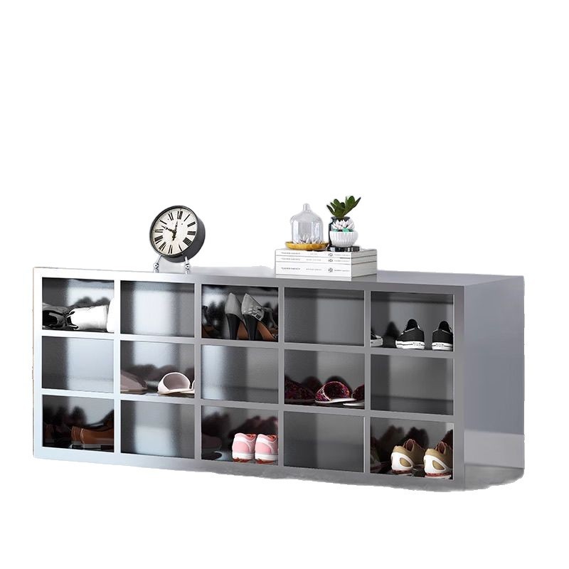 Stainless Steel Shoe Cabinet Dust-Free Workshop Purification Workshop Shoe Changing Cabinet Locker Shoe Changing Cabinet Shoe Changing Stool Door Can Sit
