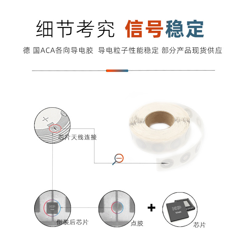 Billion Cartoon Nfc Chip Sticker Anti-Counterfeiting Label Nfc Chip Fragile Anti-Counterfeiting Chip Anti-Tear Label Custom-Made