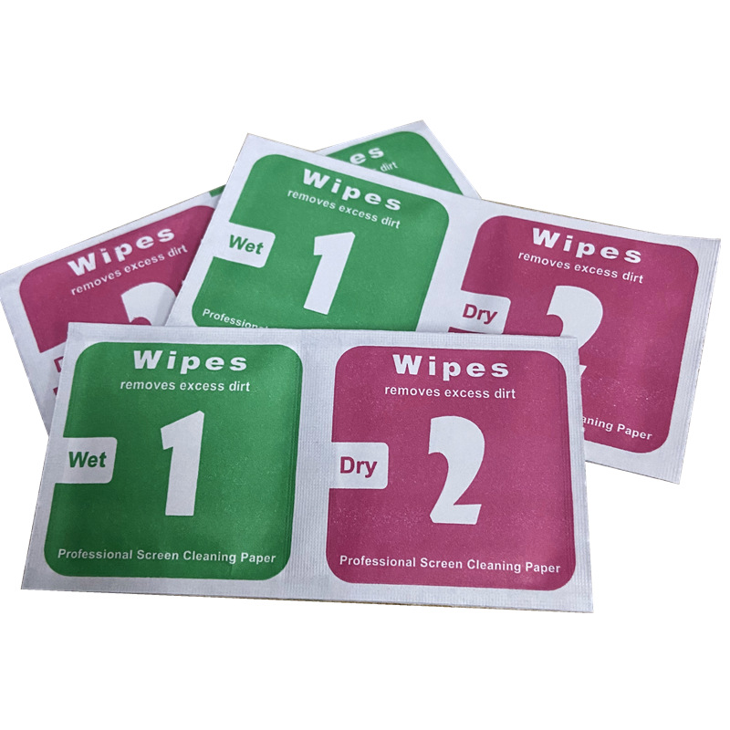 1+2 влажный и сухой пакет спиртовая салфетка скребок для удаления пыли набор инструментов для пленки мобильного телефона спиртовые ватные диски спиртовой пакет