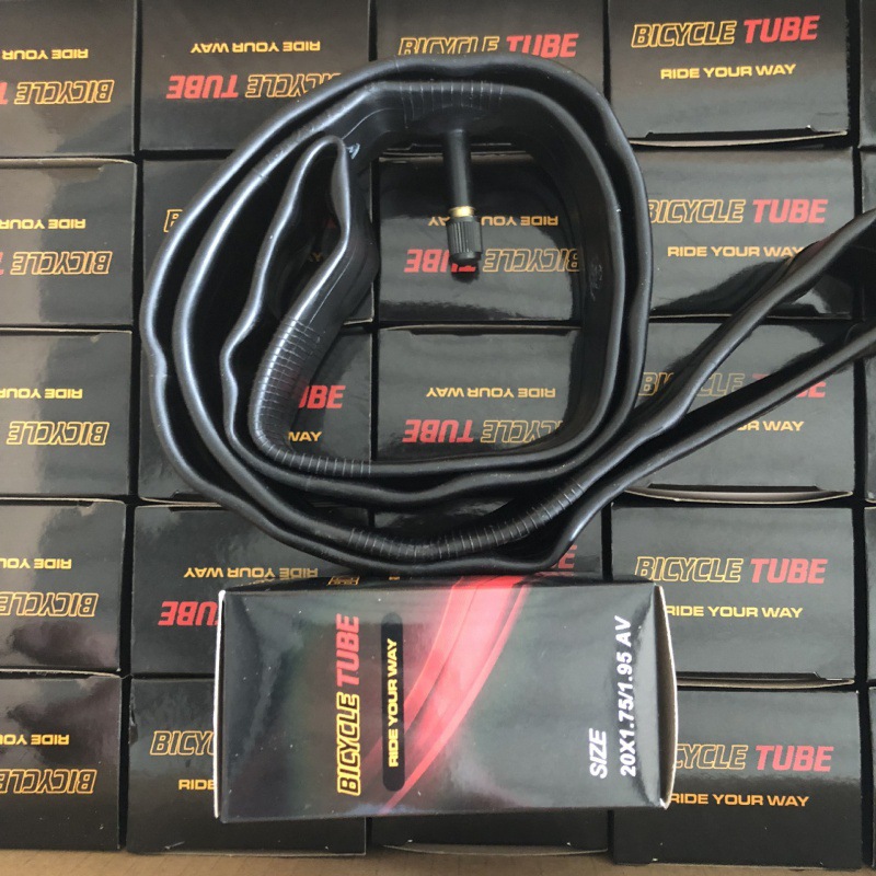 Bicycle inner tube baby car accessories mountain bike tires 12-26 inch boxed beauty nozzle inner tube spot wholesale