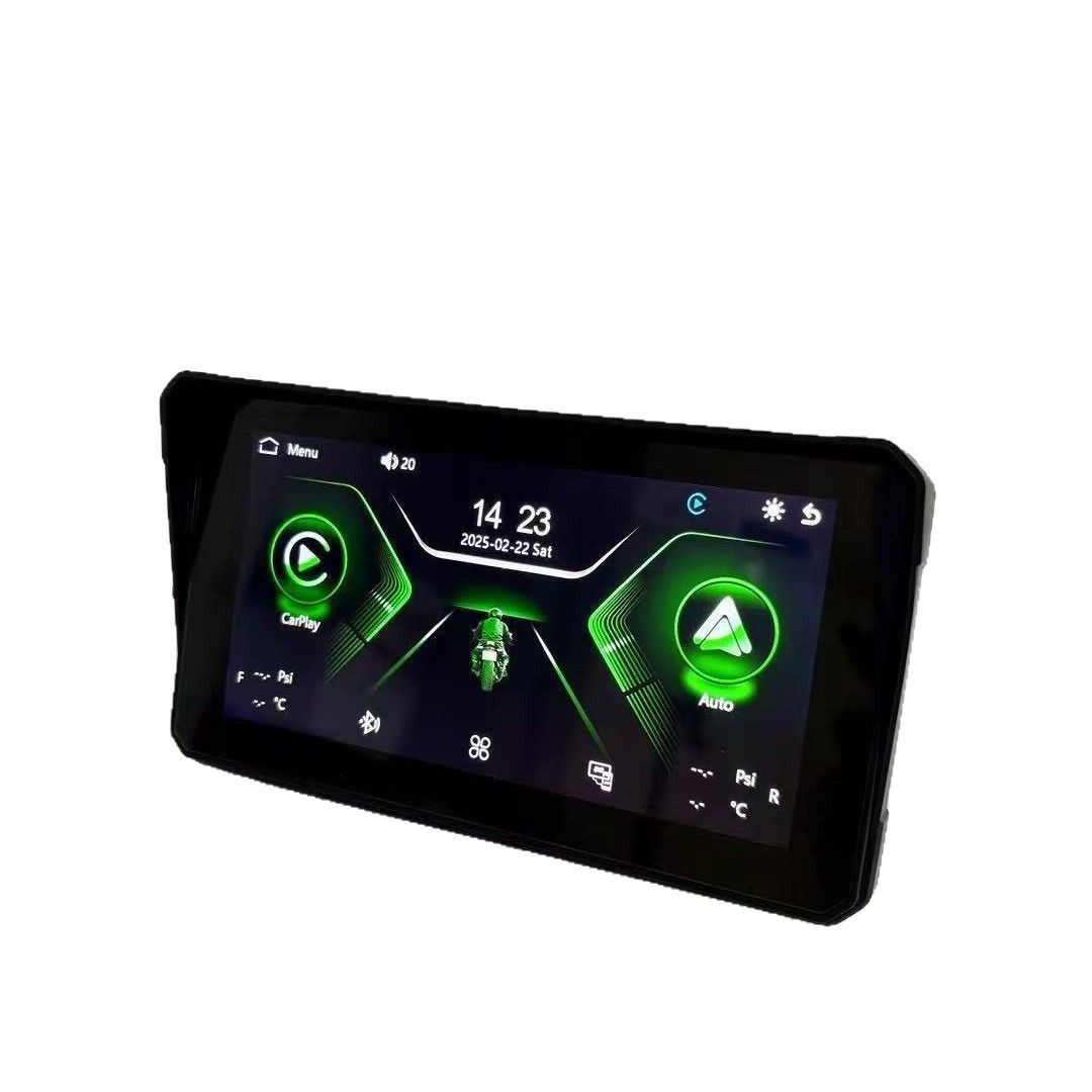 6 inch motorcycle recorder new portable MP5 Bluetooth wireless Carplay Android Auto waterproof and shockproof