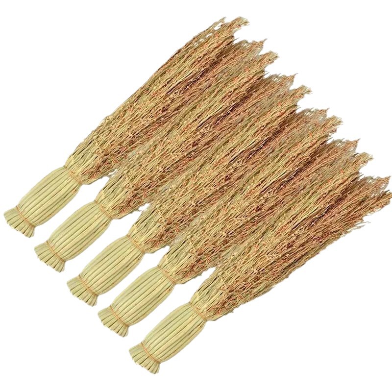 Natural Handmade Broom Made from Sorghum Stalks, Pot Brush in Various Sizes, Sorghum Spike Pot Brush, Seedling Brush, Pot Cleaning Tool