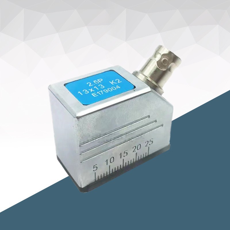 Ultrasonic Flaw Detector Oblique Probe 2.5P13*13K2 Steel Pipe Weld Steel Structure Ut Horizontal Wave Non-Destructive Testing Spot