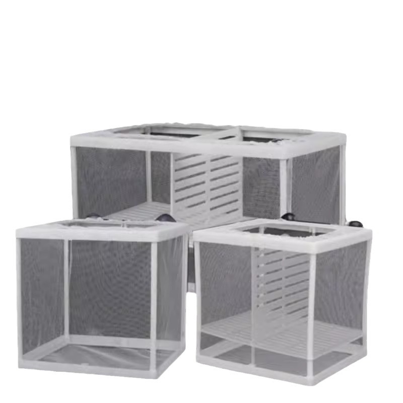 Fish Tank Isolation Net Betta Incubator Box Breeding Box Suspended Protection Small Fish Aquarium Guppy