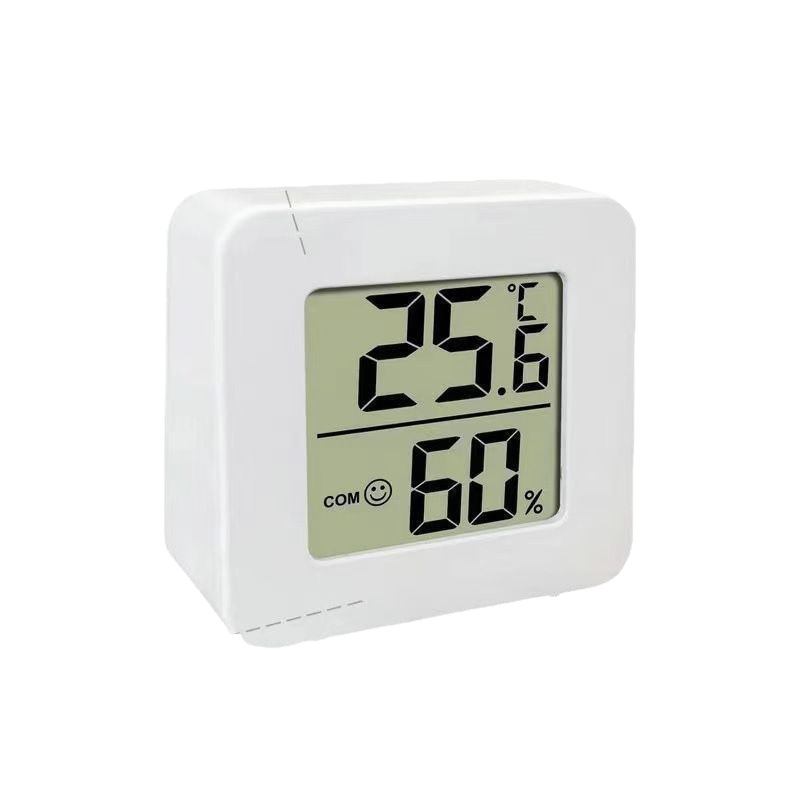 Thermometer and Hygrometer for Home Use, Smart Electronic Thermometer, Mini Digital Display, Wall-Mounted, Multifunctional Temperature Measuring Device for Indoor Use and Baby Care