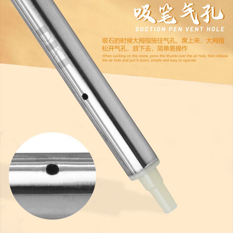 Dkt Suction Pen 12000 Electric Suction Pen Vacuum Suction Pen Patching Machine Stainless Steel Suction Pen Patching Pen Suction Drill Pen