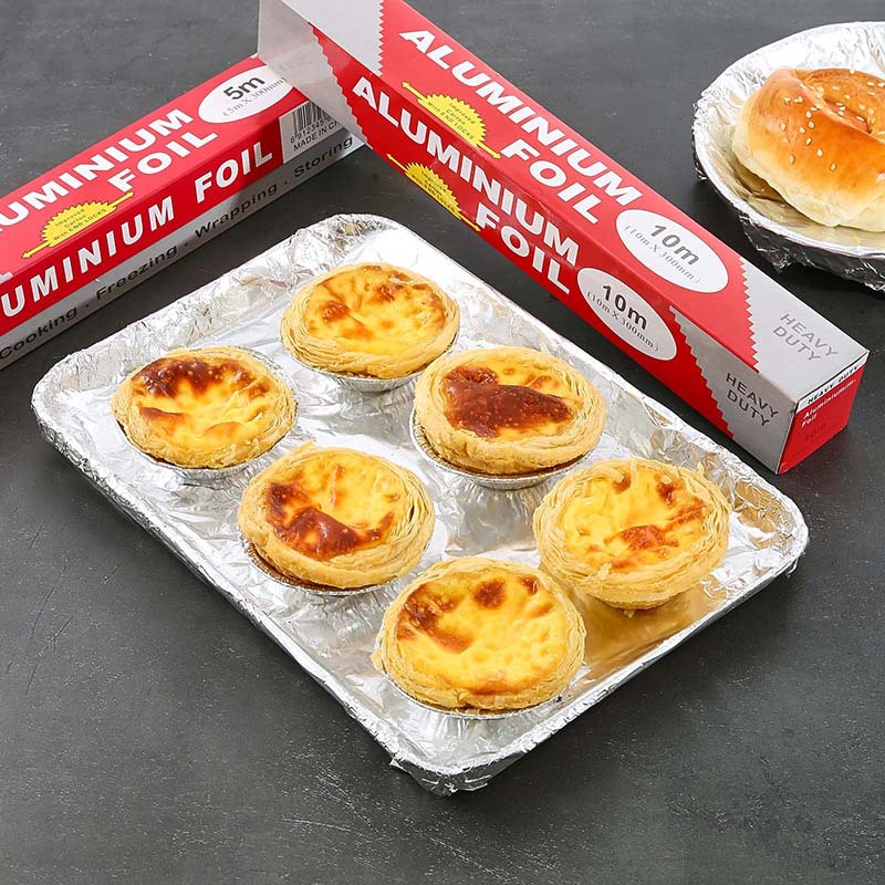 Z kitchen disposable tin foil roll household boxed aluminum foil wholesale baking oven special tin foil baking tin