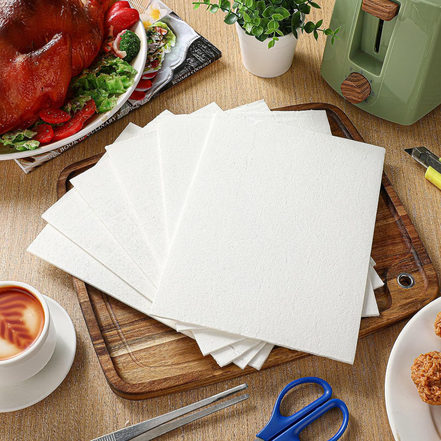 10 Pieces of Ceramic Fiber Paper 1/8X 11x12inch Kiln High-Temperature Kiln Paper Microwave High-Temperature Resistant Material