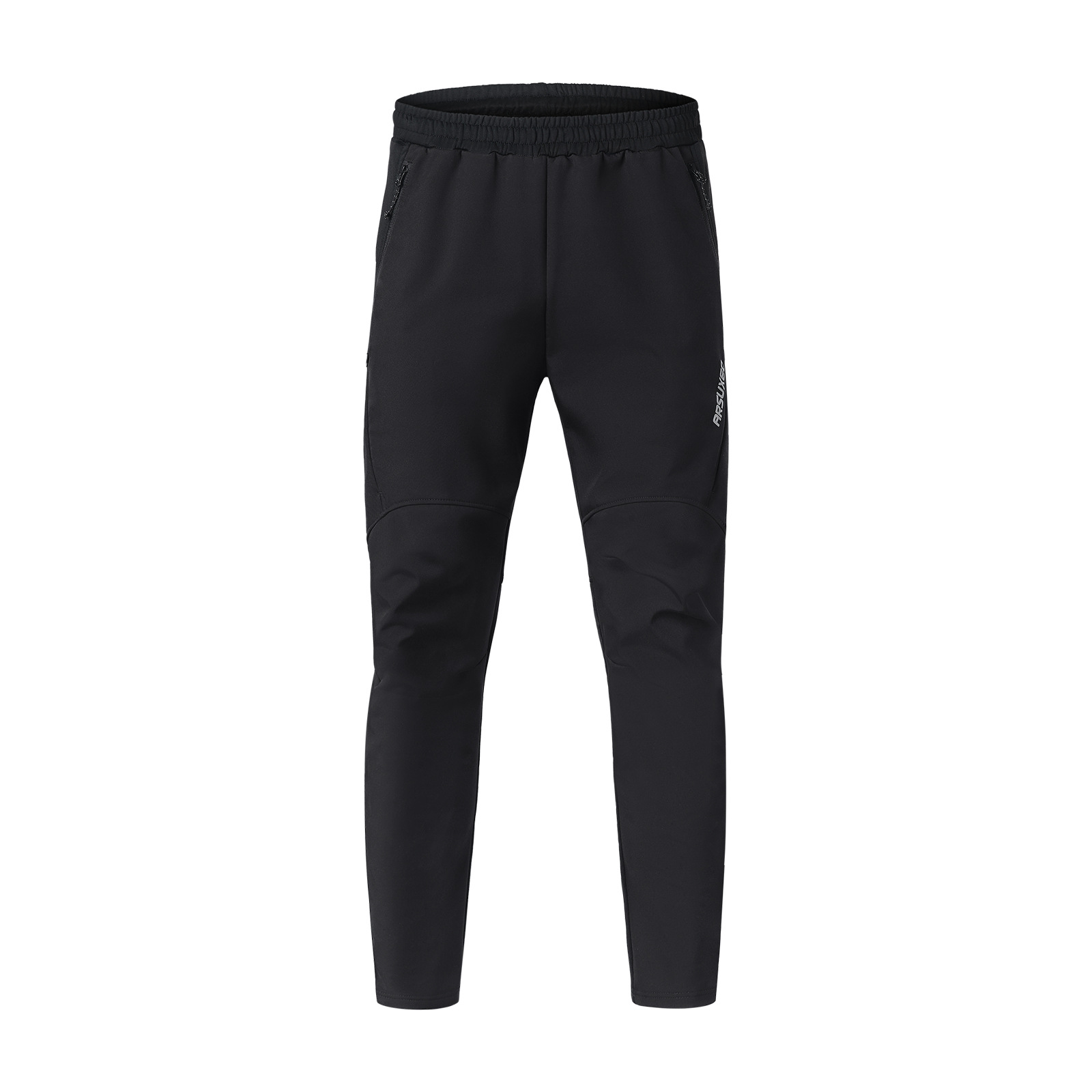 Autumn and Winter Men's Outdoor Sports Fleece Thermal Windproof Breathable Casual Cycling Pants D5