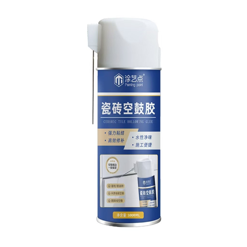 Tile Empty Drum Adhesive Strong Household Self-Spraying Empty Drum Adhesive Penetration Type Tile Adhesive Tile Repair Artifact