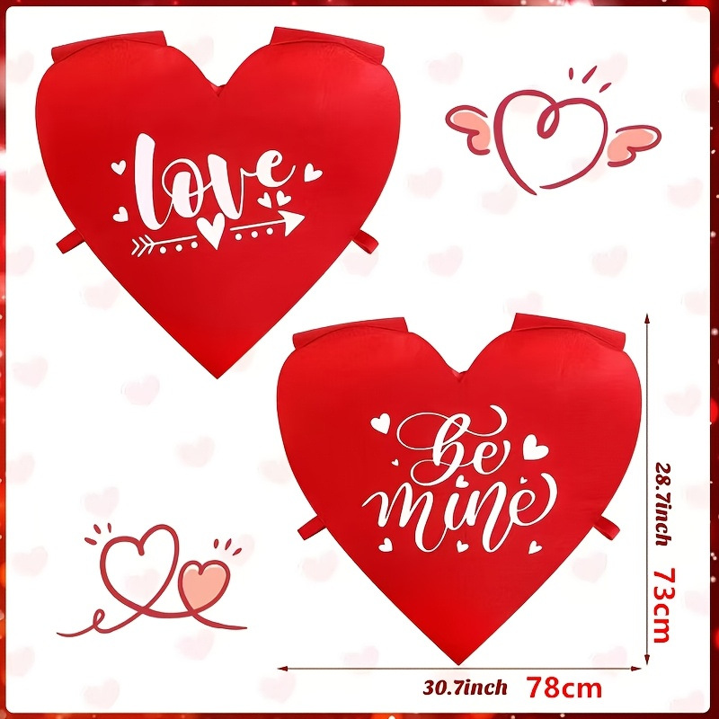 Cross-Border New Valentine's Day Vest with Logo for Party and Festival Wear, Reusable Valentine's Day Vest