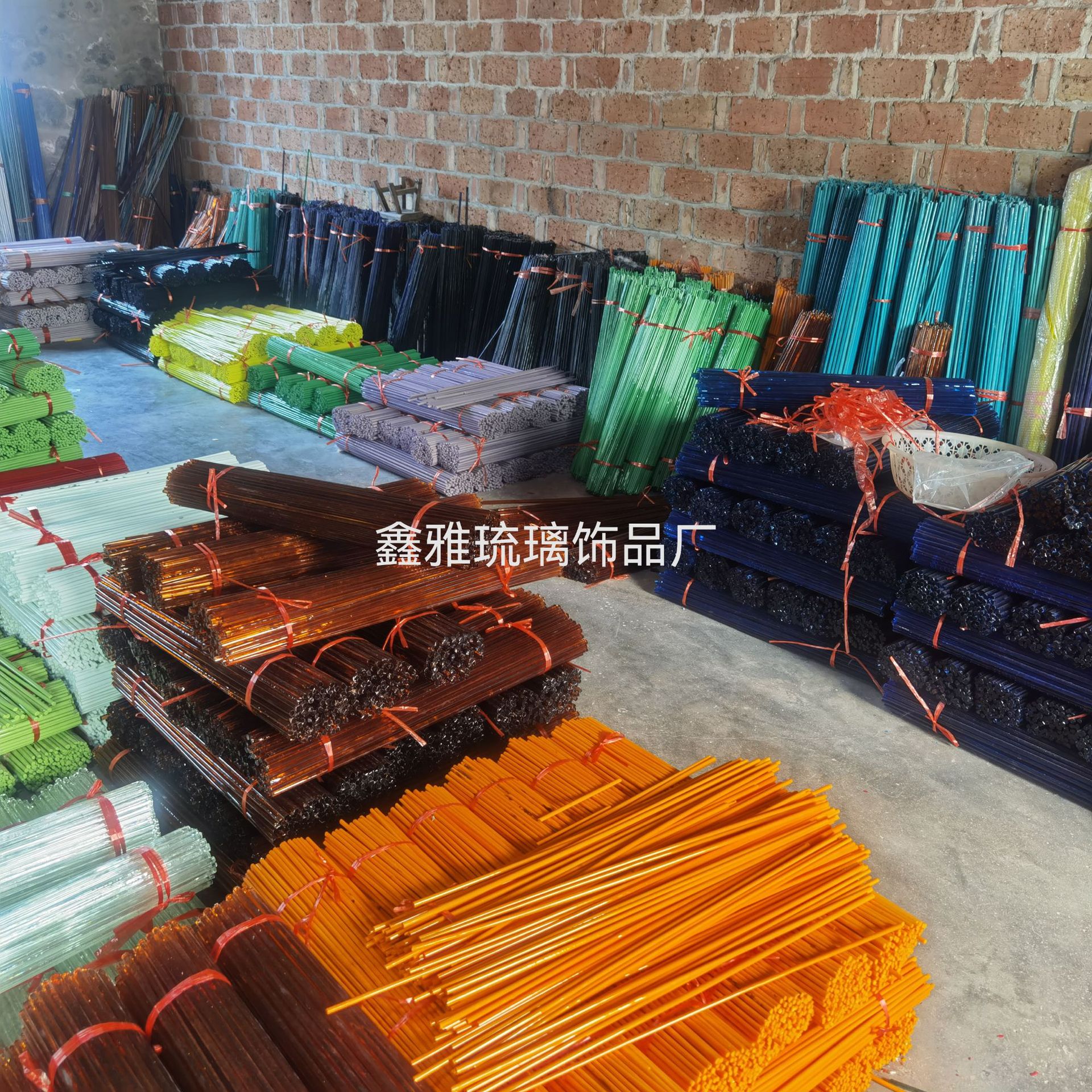 Stained glass rod glass lamp craft glass lamp glass blown glass soda lime