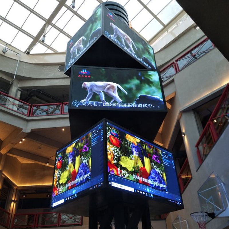 Full Color Led Shaped Flexible Display Soft Screen Indoor Outdoor Soft Film HD Creative Cylindrical Arc Custom